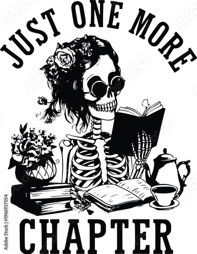 vector illustration of a reading book