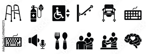 Providing essential medical equipment, accessibility aids, personal assistance, and communication tools for elderly care and disability support services