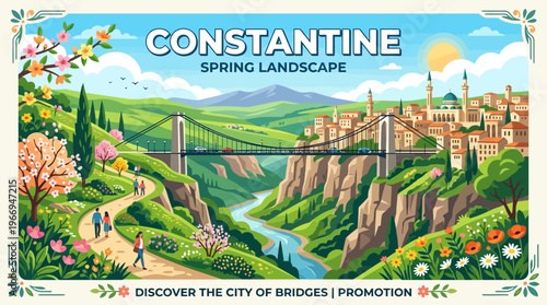 Constantine Spring Landscape City of Bridges