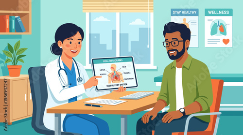 Doctor Explaining Medical Condition to a Patient