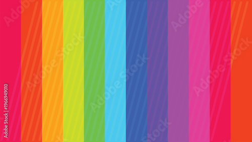 Color Spectrum: A vibrant display of colors, arranged in vertical bands of spectrum hues, capturing the essence of color theory and artistic expression.