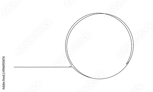 Vector illustration of a hoop earring with a design a plain