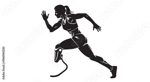 Athletic Silhouette Icon Set: Strength & Inclusivity