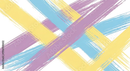 Vibrant colorful brush strokes art design.