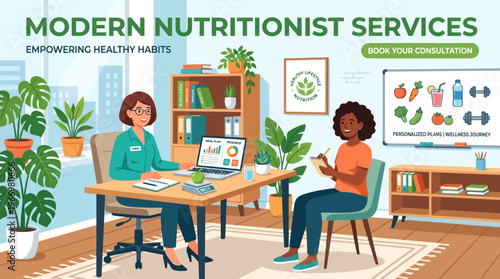 Modern Nutritionist Services Consultation and Healthy Habits