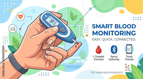 Smart Blood Monitoring Modern Diabetes Care
