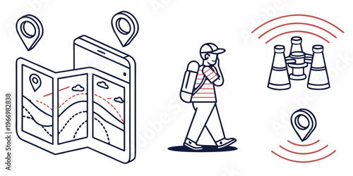 Navigation and travel smartphone location