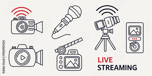 Live streaming and production camera microphone tripod