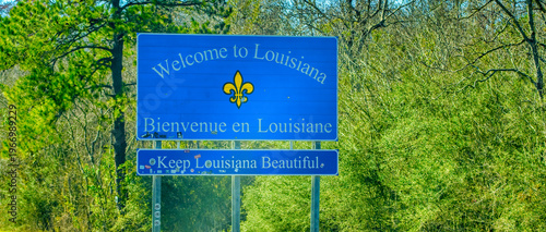Wallpaper Mural Welcome to Louisiana interstate sign Torontodigital.ca
