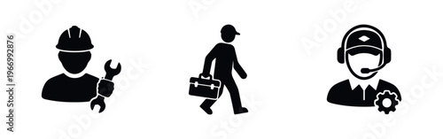Technical Service, Repair, and Support Icon Collection
