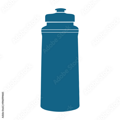 Blue thermos bottle with screw on lid thermos bottle