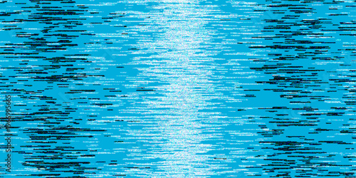 Clear blue swimming pool water surface with ripples and clean liquid texture reflects the bright summer sun in an abstract aqua pattern