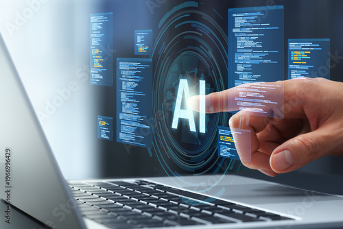 Foto AI code generation and analysis