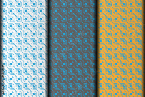 Bright Mosaic Pattern Background Collection