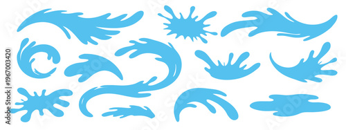 Clean splash composition with milk and paint shaping soft stain and shape, centered frame, liquid water shine, deep water tone, subtle puddle and calm puddle vibe.