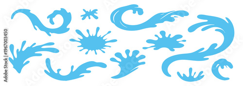 Artistic splash mixing milk and paint into expressive shape and stain, modern frame, flowing water lines, clear water drops, minimal puddle and abstract puddle balance.