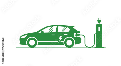 Electric car charging station 1.