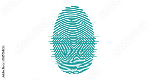 Fingerprint with swirl pattern.