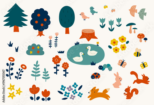 メルヘンな森の素材集