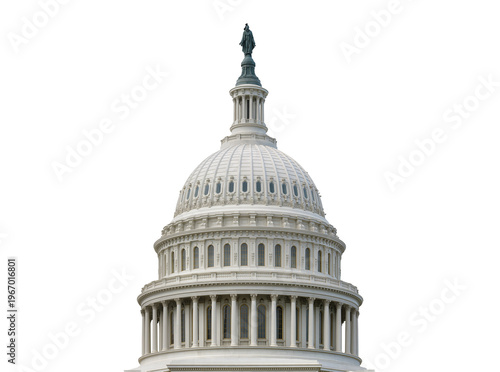 Foto Iconic United States Capitol Building dome, a symbol of American democracy and g