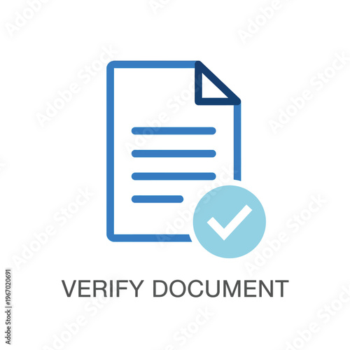 Vector graphic illustration Of file copy brochure file attachment and documents stack icons in blue and white