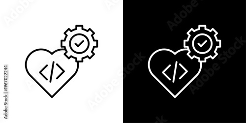 Wellness Program Icon Sheet Black And White