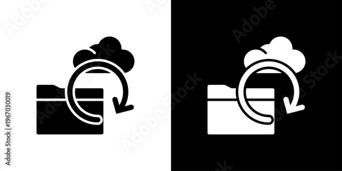 Backup Icon Sheet Black And White