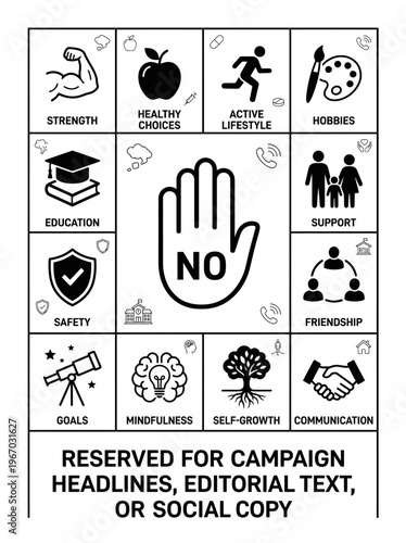 Anti Drug Awareness Seminar Vector Poster with Audience