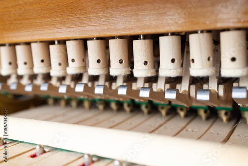 Abstract piano strings macro background pattern texture lines metallic geometry and creative design