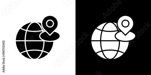 Ip Address Icon Sheet Black And White
