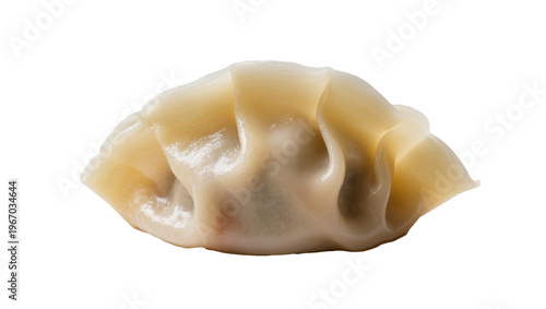 Fotografija Steamed dumpling with translucent dough, isolated on transparent background