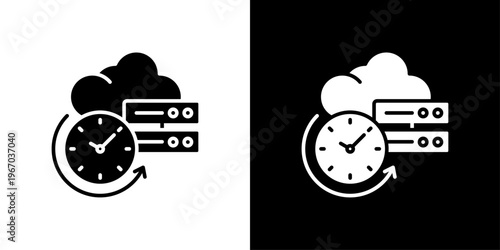 Support Icon Sheet Black And White