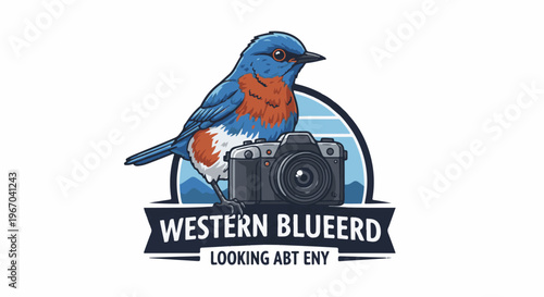 Bluebird and camera logo