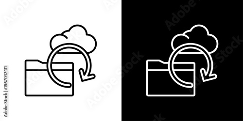 Backup Icon Sheet Black And White