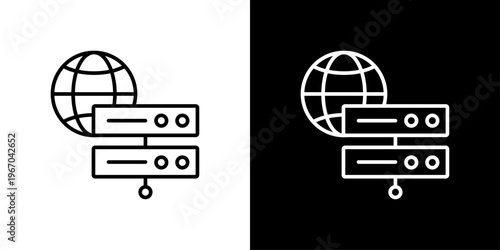 Server Icon Sheet Black And White