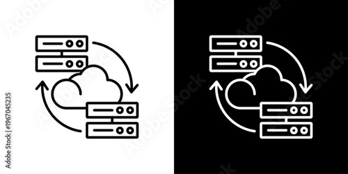 Migration Icon Sheet Black And White