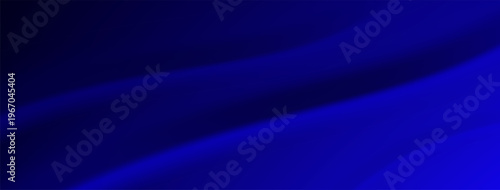 Cobalt gradient bg. Abstract azul background. Blue degrade water on navy backdrop gradation. Luxury smooth underwater thumbnail. Horizontal wallpaper with blur, silk wave and indigo color for ppt