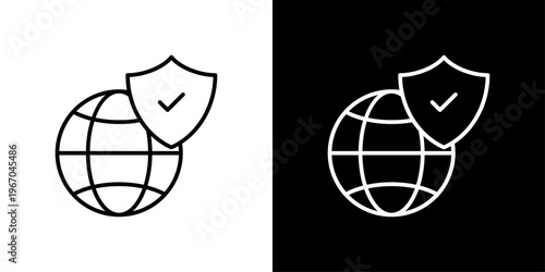 Security Icon Sheet Black And White