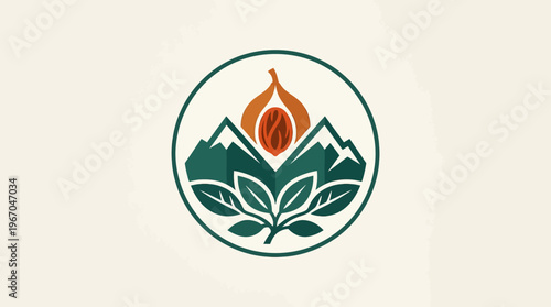 Nature-Inspired Coffee Shop Logo Design