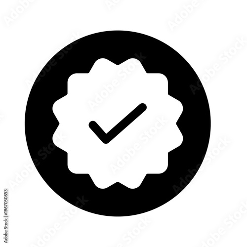 Verified Checkmark Badge Icon for Quality Assurance