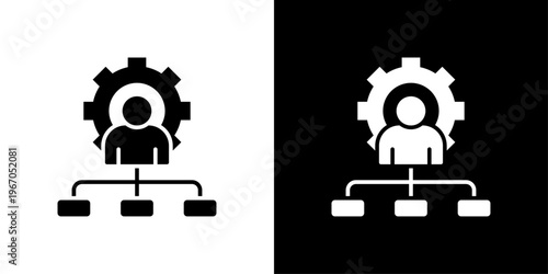 Stakeholder Icon Sheet Black And White