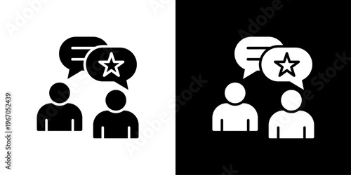 Feedback Icon Sheet Black And White