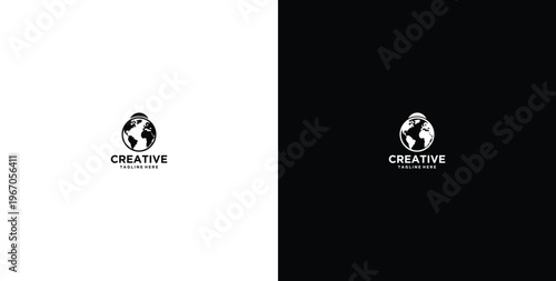 eco-friendly travel logo design reality around the world