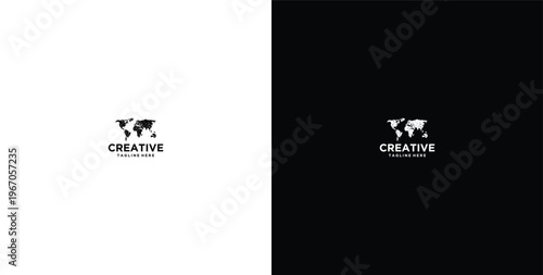 eco-friendly travel logo design reality around the world