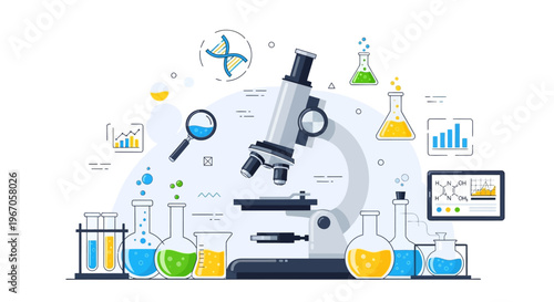Microscope and Scientific Equipment for Research and Discovery