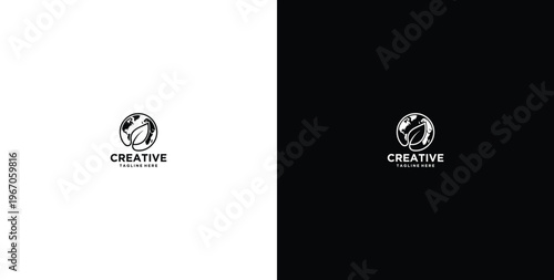 eco-friendly travel logo design reality around the world