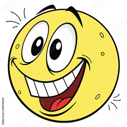 emoji yellow face with smile