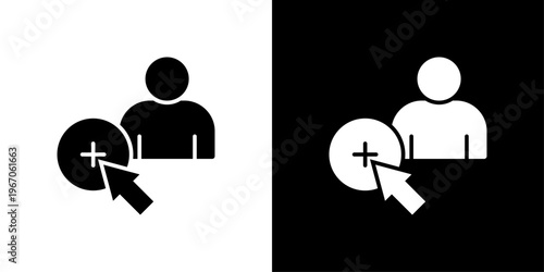 Follow Icon Sheet Black And White