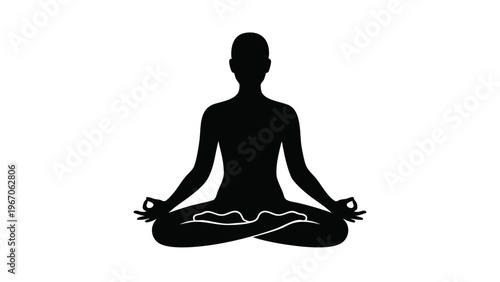 Yoga Meditation Silhouette: Finding Inner Peace and Zen