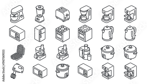 Collection of various industrial machine components and tools.